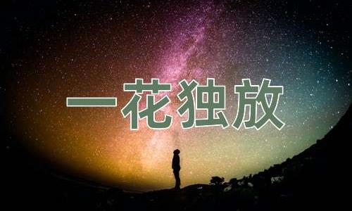 成语一花独放