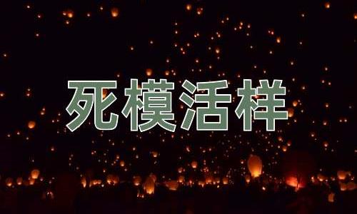 成语死模活样