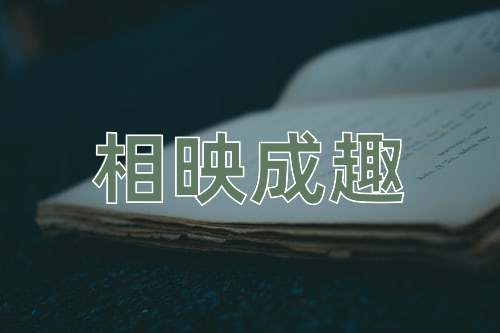 成语相映成趣