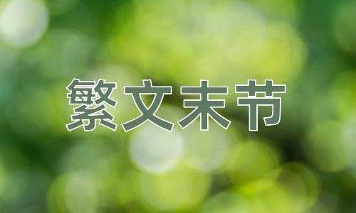 成语繁文末节