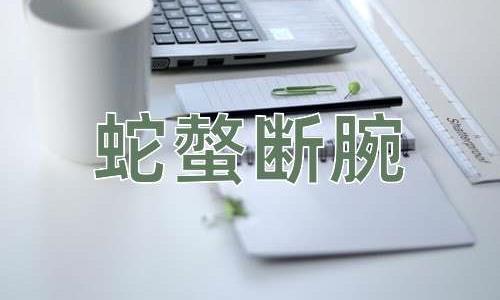 成语蛇螫断腕