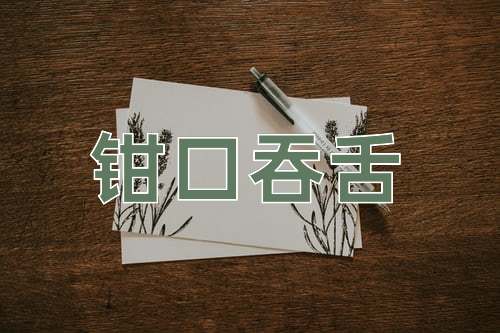 成语钳口吞舌